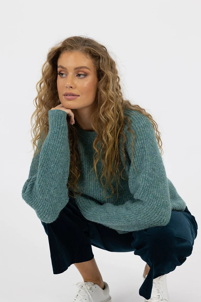 Humidity - Lucille Jumper [sz:xs/s Clr:teal]