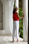 Humidity - Margot Drill Pants White [sz:10]
