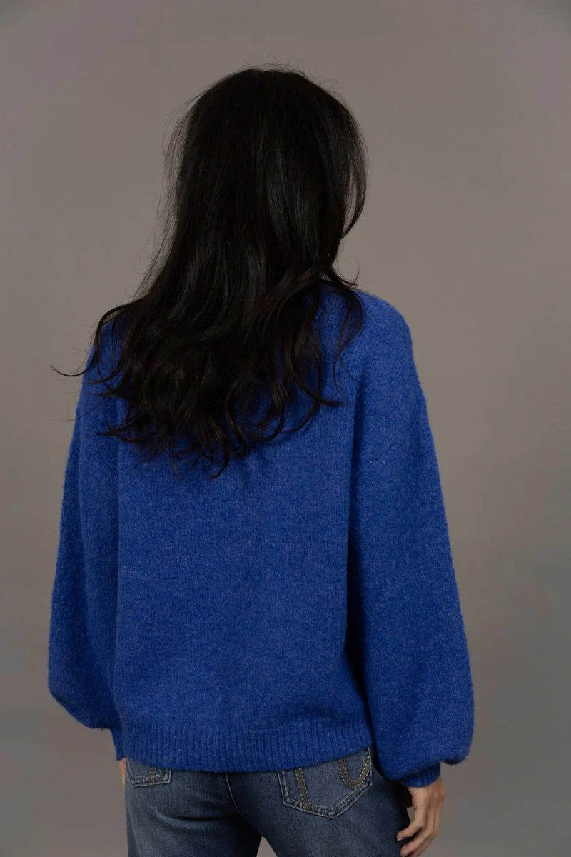 Humidity - Nouveau V Neck Royal Blue [sz:xs/s]