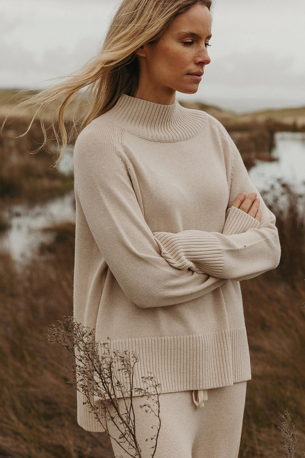 Talamaya - Harmony Merino Cotton Pullover Nougat [sz:s]