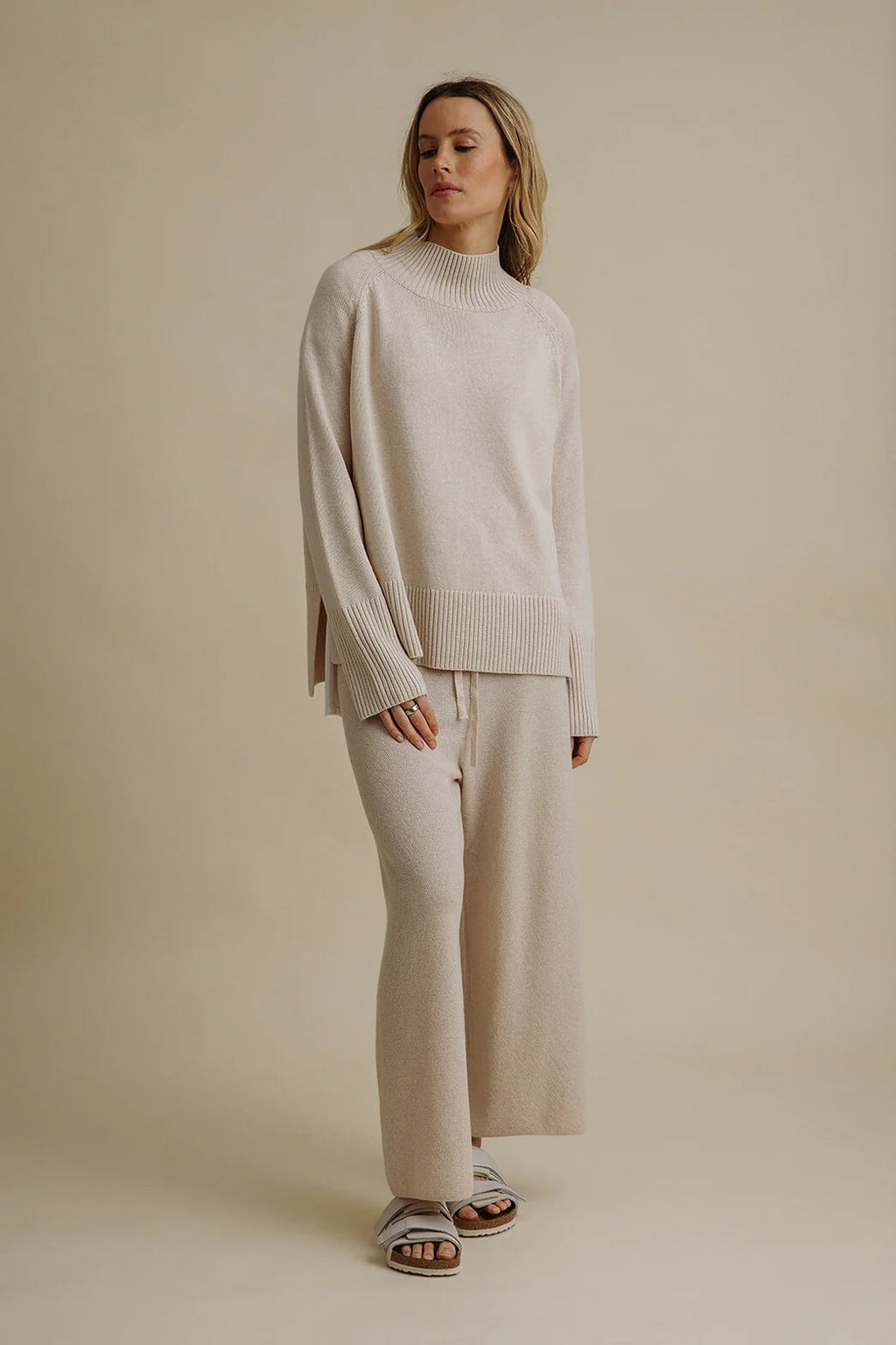 Talamaya - Harmony Merino Cotton Pullover Nougat [sz:s]