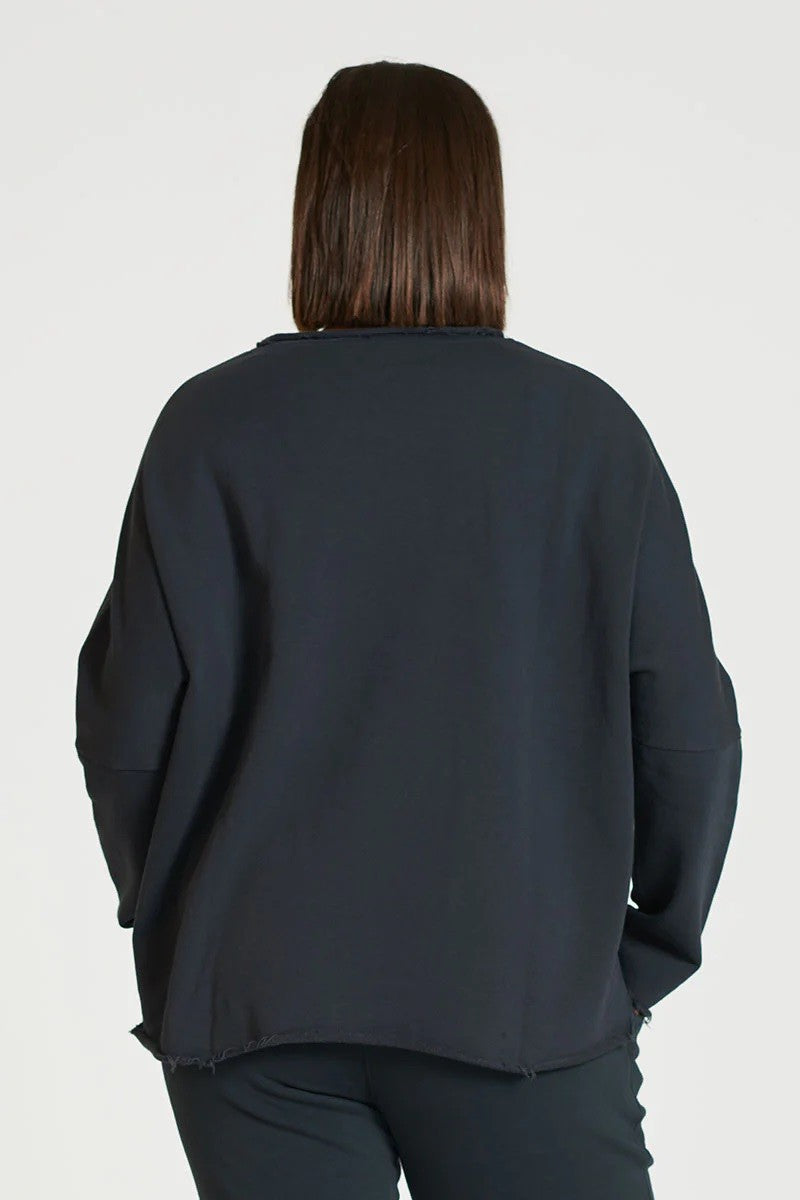 Shirty - Raw Longsleeve Sweatshirt Washed Black [sz:s / M]