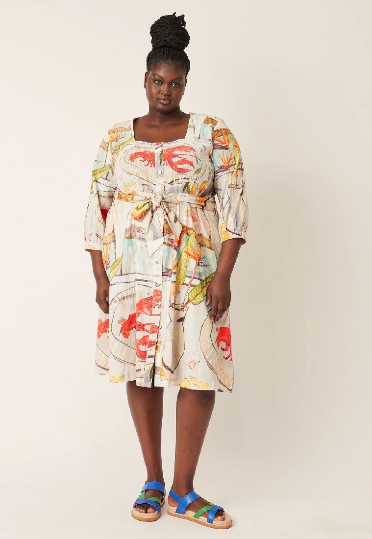 Nancybird Loli Square Neck Dress