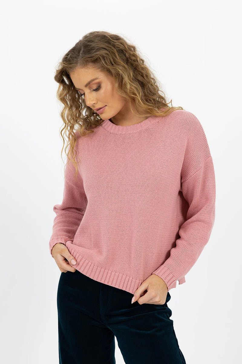 Humidity - Ashley Jumper [sz:s/m Clr:rose]