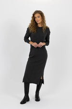 Humidity - Elena Dress Charcoal [sz:m]
