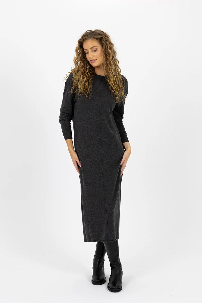 Humidity - Elena Dress Charcoal [sz:m]