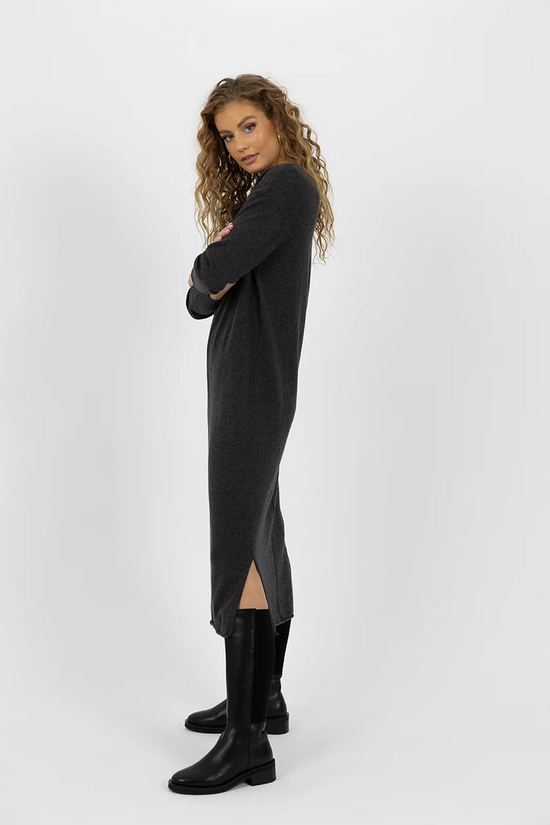 Humidity - Elena Dress Charcoal [sz:m]