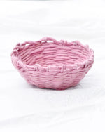 Tara Treasures - Felt Weave Basket Light Pink 
