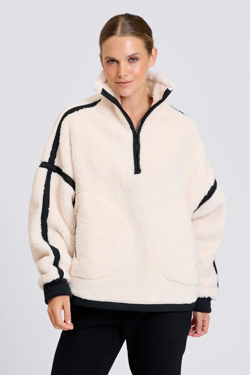 Est - Popover Fleece [sz:l/ Xl Clr:winter White]
