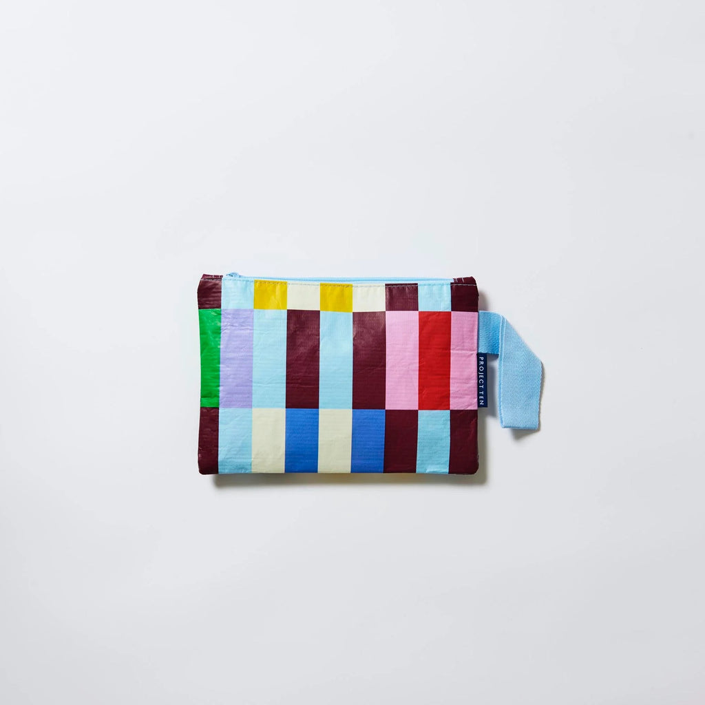 Project 10 - Mini Zip Pouch Multi Stripes