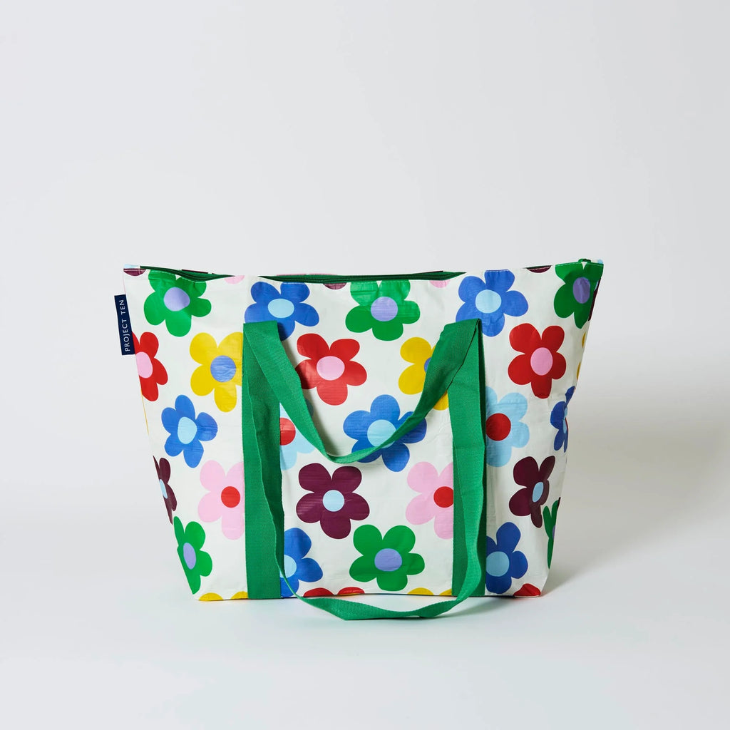 Project 10 - Zip Medium Tote Sunny Floral