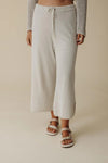 Talamaya - Retreat Cotton Twist Pant Silver X White [sz:s]