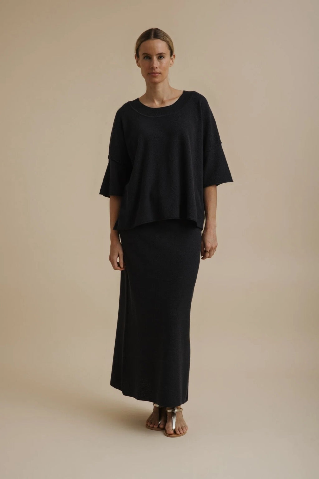 Talamaya - Retreat Cotton Twist Tee Pullover Deep Ocean [sz:xs]