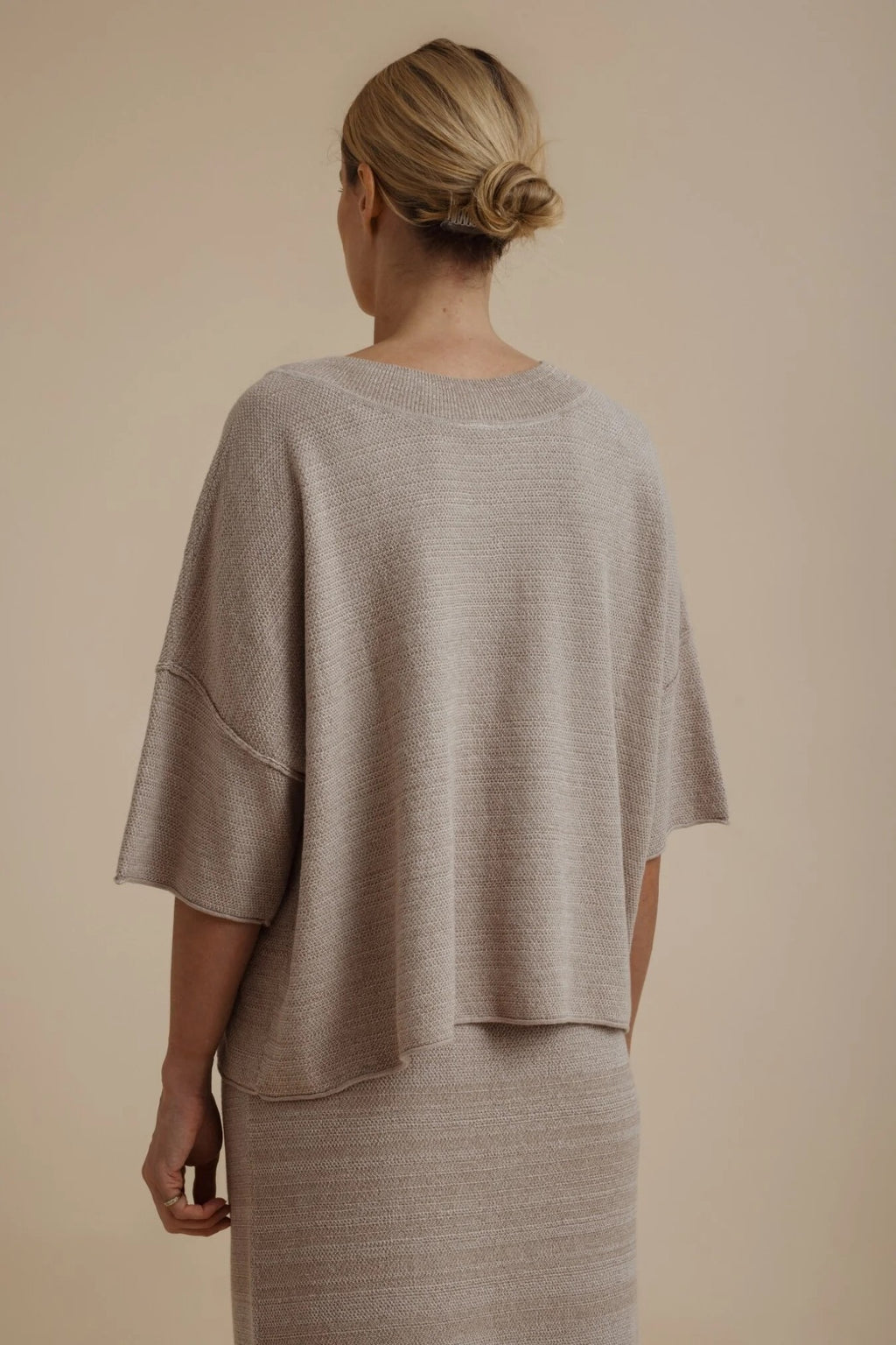 Talamaya - Retreat Cotton Twist Tee Pullover Sunset [sz:xs]