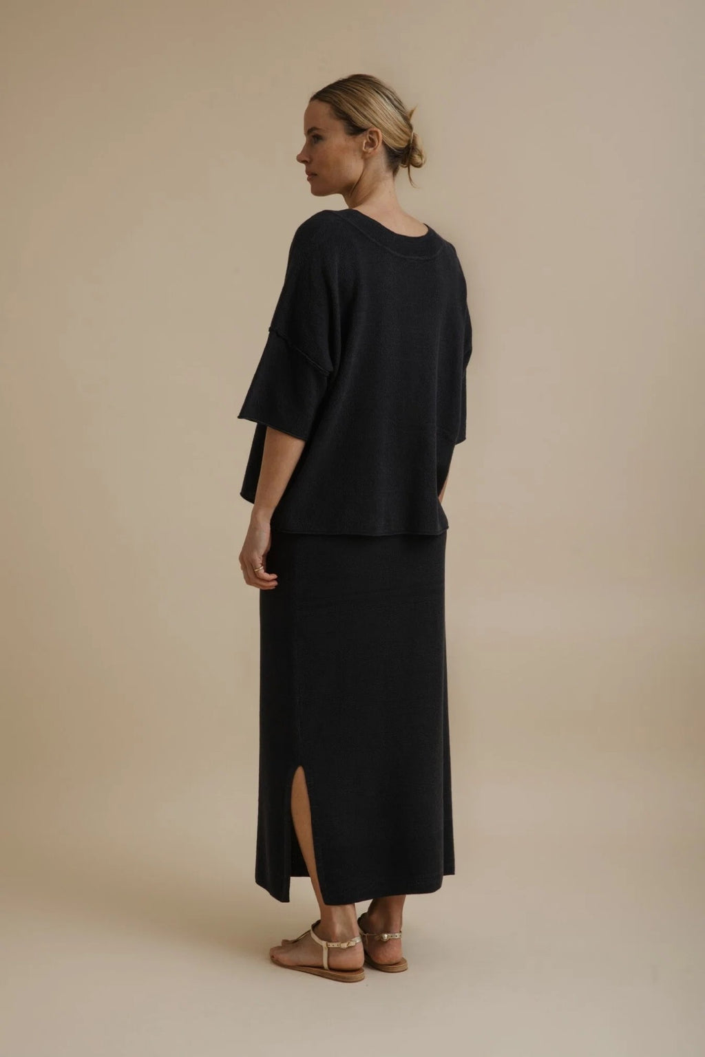 Talamaya - Retreat Cotton Twist Skirt Deep Ocean [sz:s]