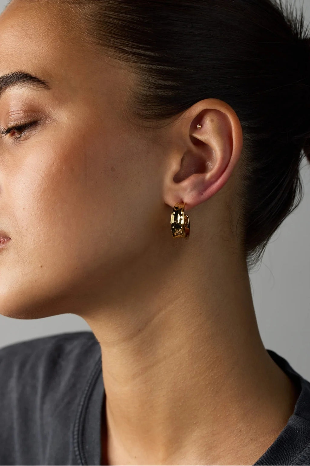 Zafino - Bianca Mini Hoops - Gold