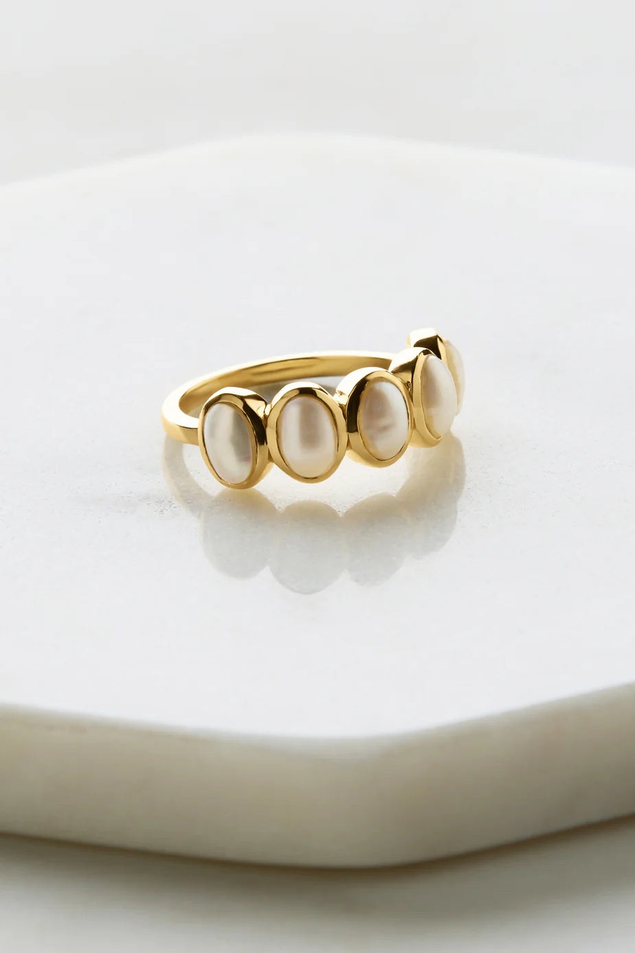 Zafino - Sierra Ring Pearl [sz:8]