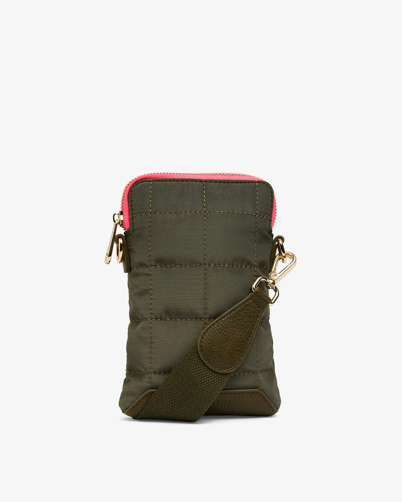 Elms And King - Baker Phone Bag Khaki [sz:one Size Clr:khaki]