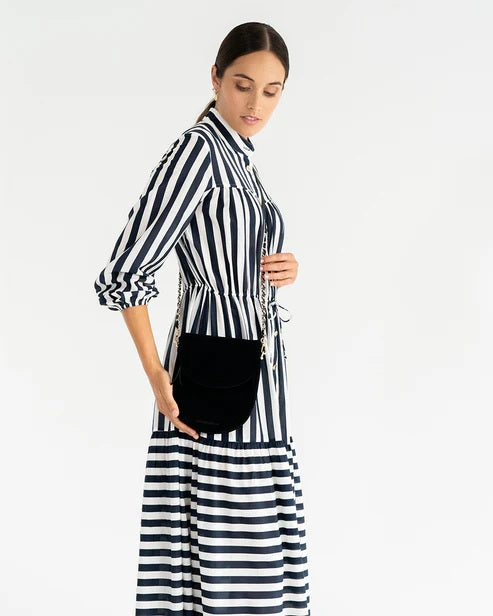 Am Phoebe Pouch Black Suede