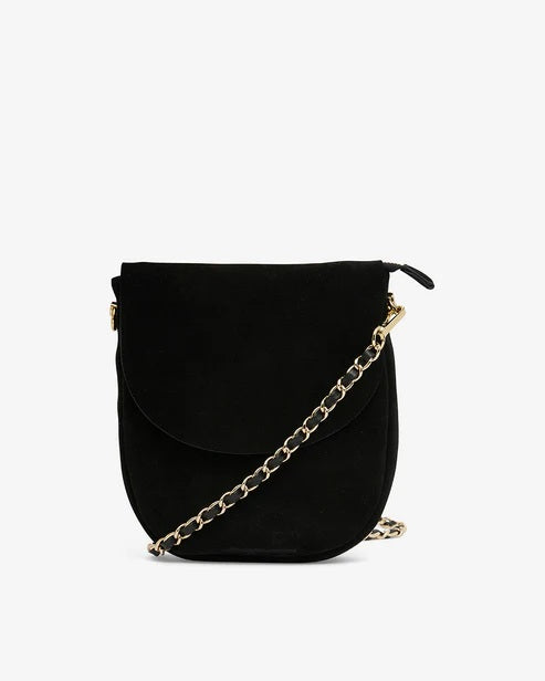 Am Phoebe Pouch Black Suede