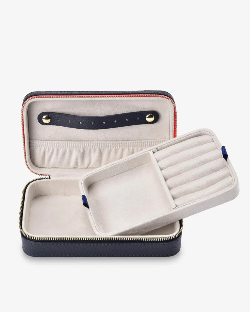 Elms & King Jewellery Case Large - Navy