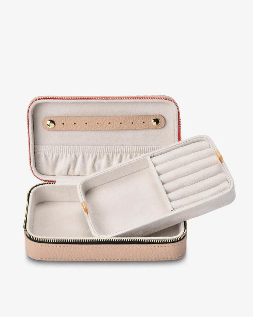 Elms & King Jewellery Case Large - Neutral Pebble