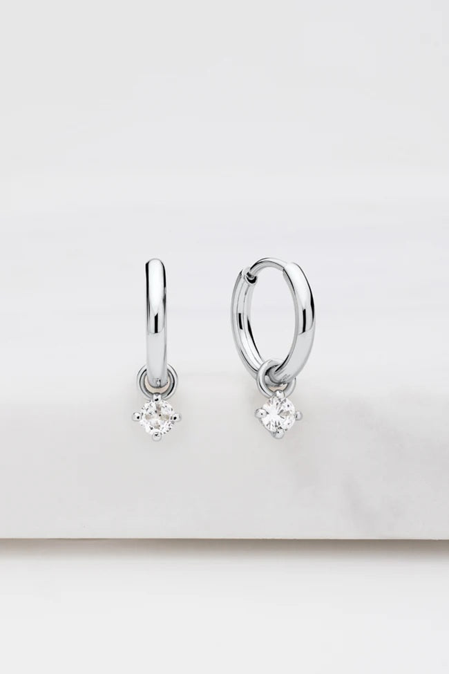 Zafino - Leila Earring Silver [sz:one Size Clr:silver]