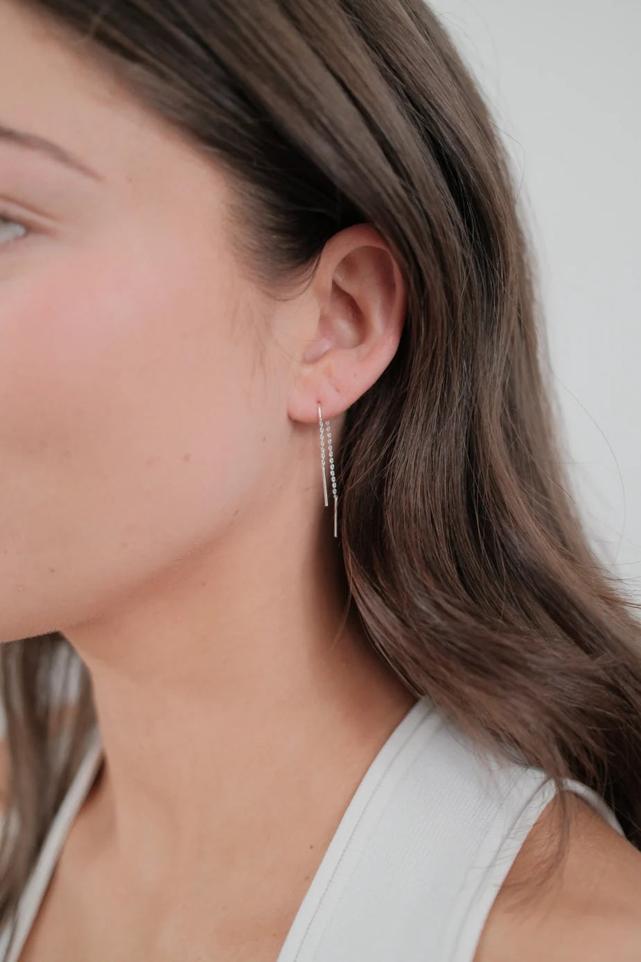 Zafino - Ivy Thread Earring Silver