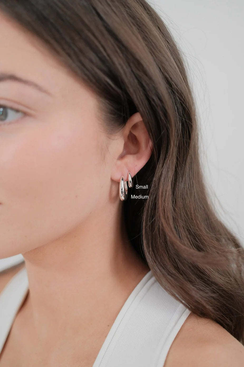 Zafino - Cleo Hoop Small Silver