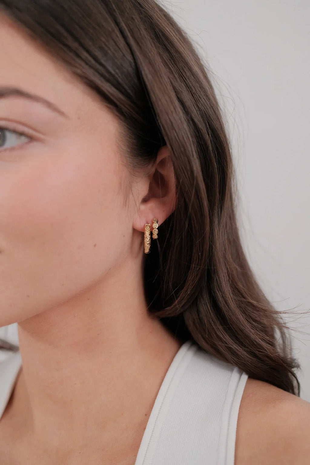 Zafino - Josie Hoop Gold