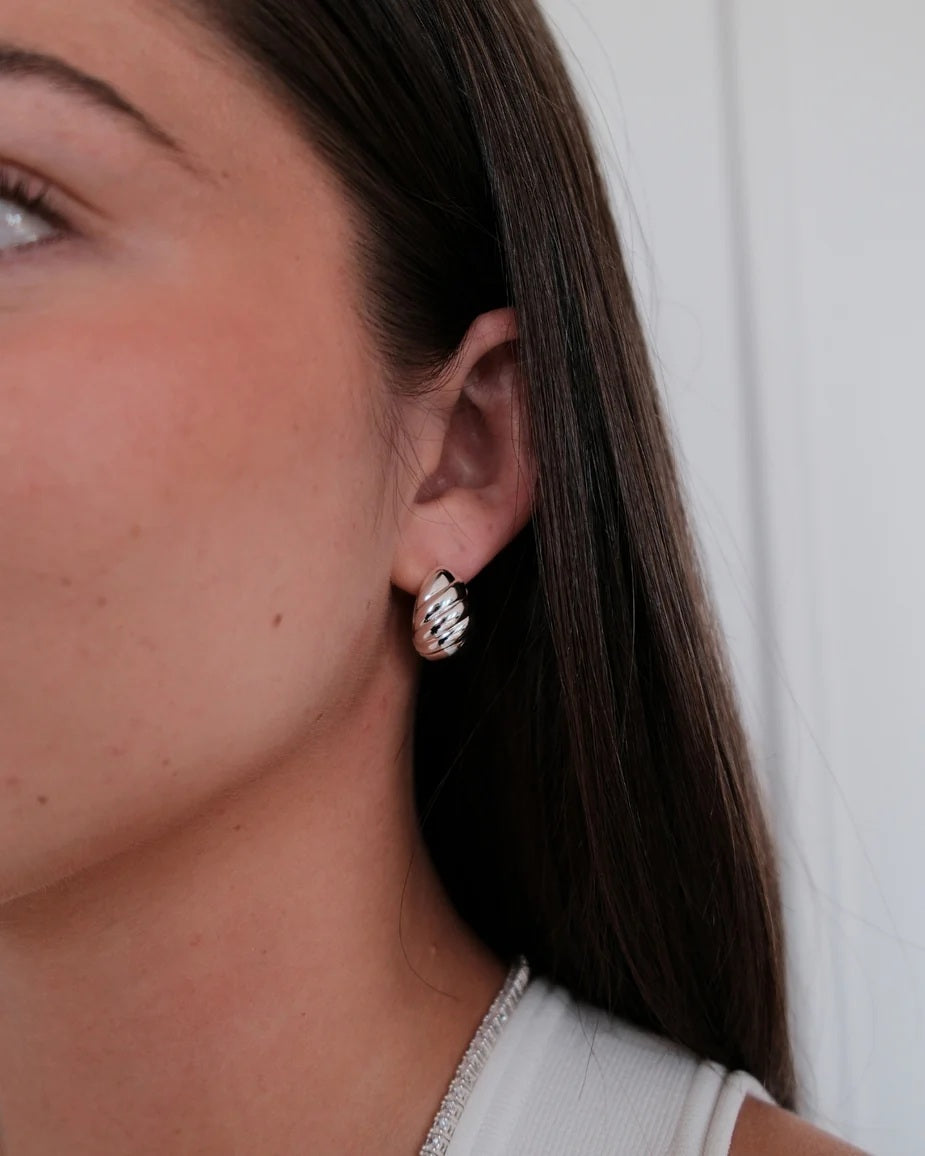 Zafino - Bronte Hoop Silver