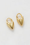 Zafino - Jess Heart Hoop Gold