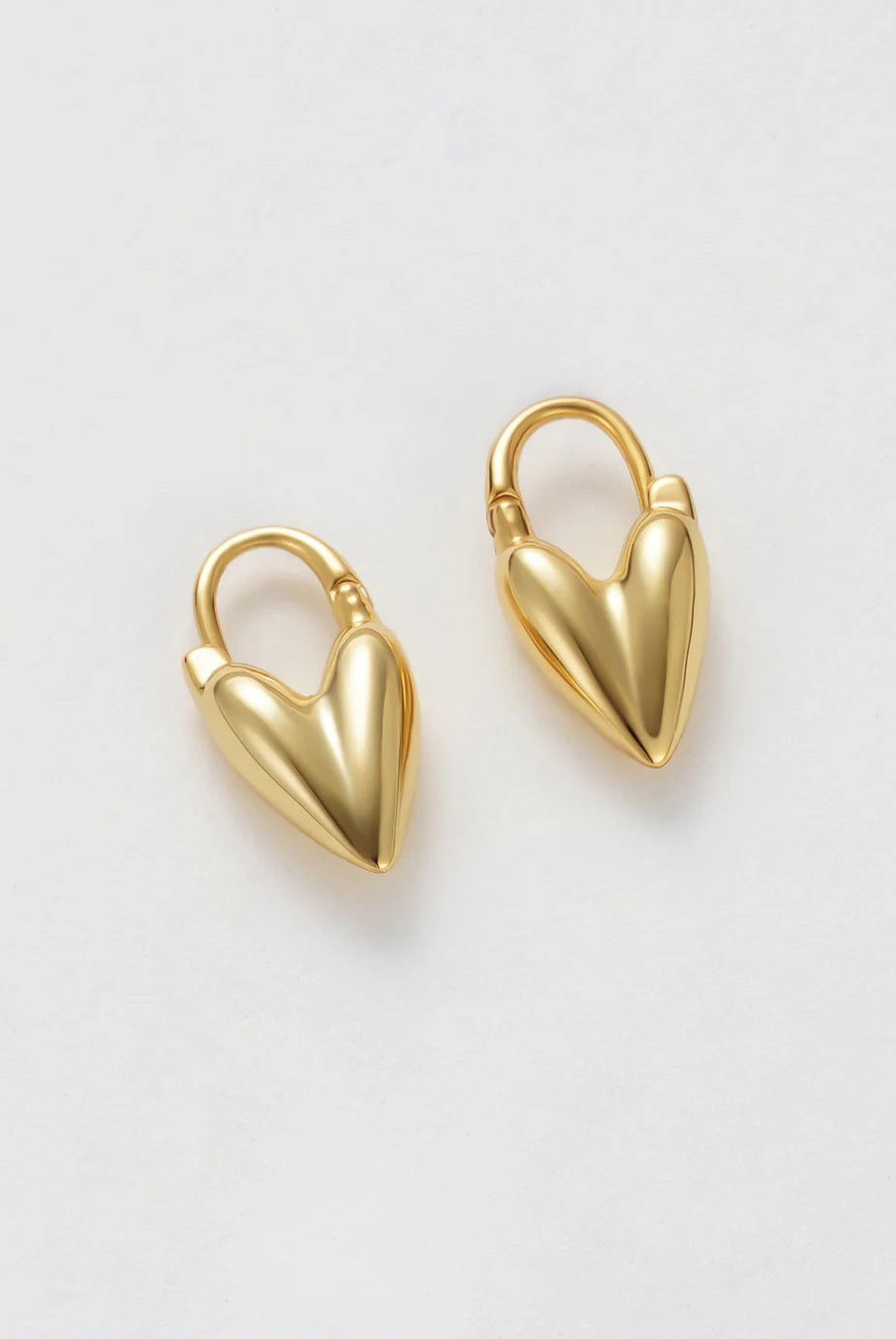 Zafino - Jess Heart Hoop Gold