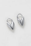Zafino - Jess Heart Hoop Silver