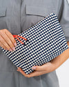 Elms And King - Large Napili Case Navy/white