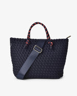Elms And King - Michigan Tote Navy Neo Plait