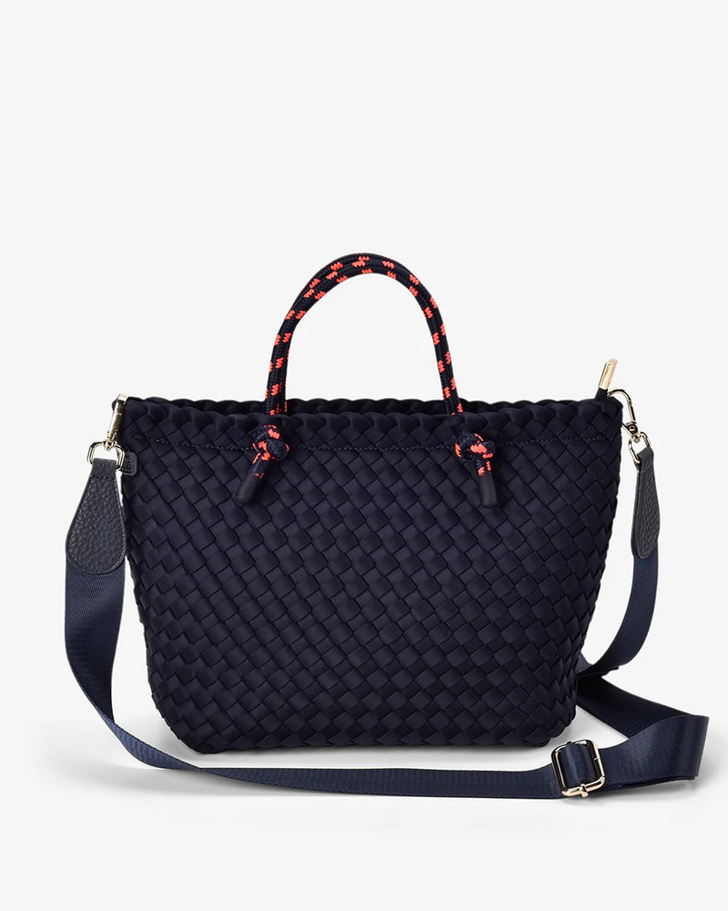 Elms And King - Michigan Tote Navy Neo Plait