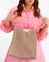 Elms And King - Zanzibar Bag Taupe Mesh