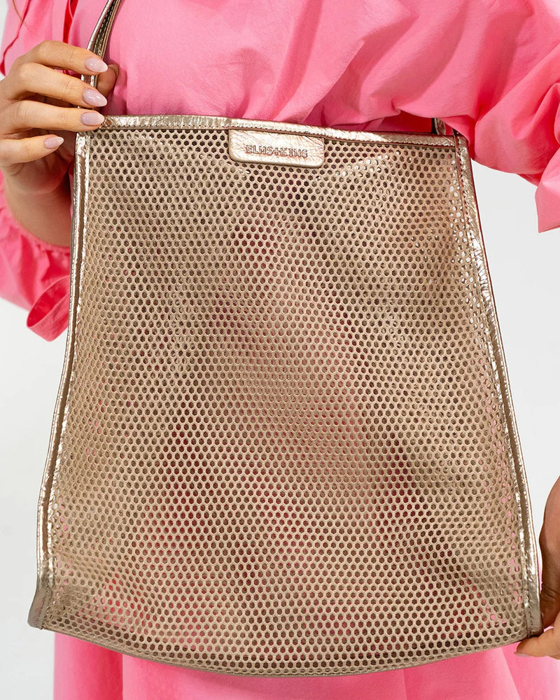 Elms And King - Zanzibar Bag Taupe Mesh