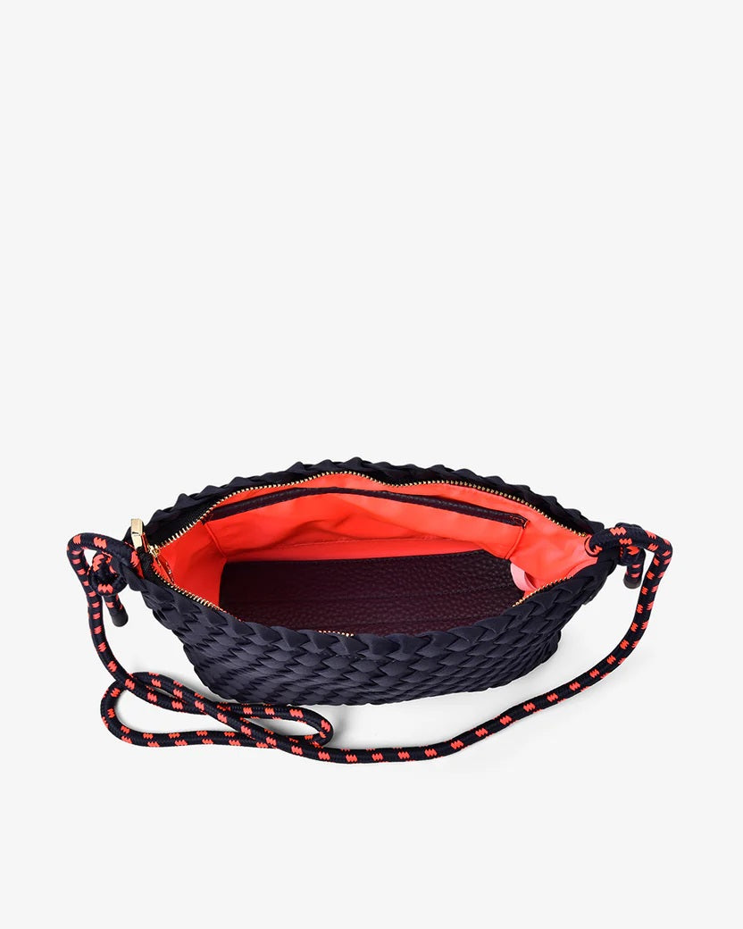 Elms And King - Panama Crossbody Navy Neo Plait 