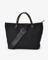 Elms And King - Michigan Tote Black Neo Plait