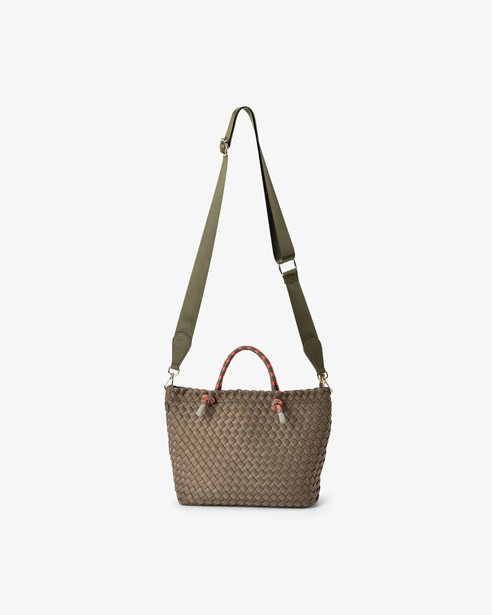 Elms And King - Michigan Tote Khaki Neo Plait