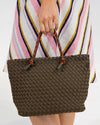 Elms And King - Michigan Tote Khaki Neo Plait