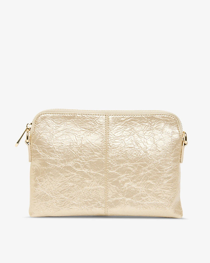 Bowery Wallet Light Gold Crinkle
