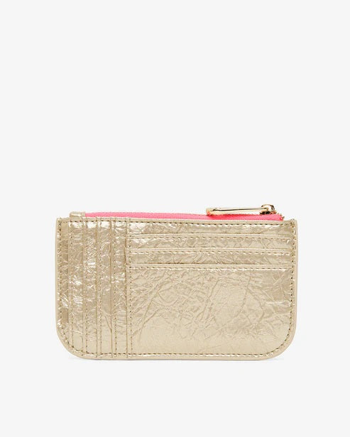 Elms And King - Centro Wallet Light Gold Crinkle [sz:wallet]