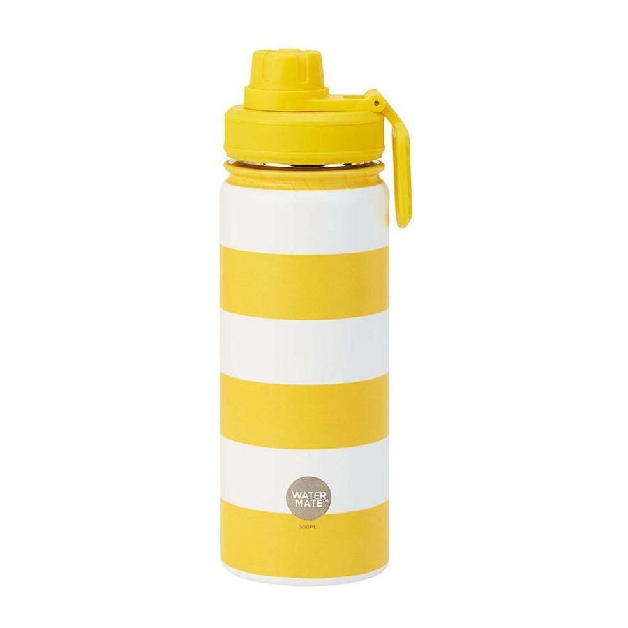 Watermate - Stainless Yellow Stripe 550ml