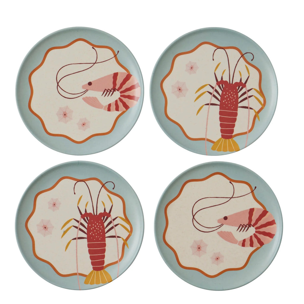 Shack S/4 Bamboo Fibre Plates 25cm