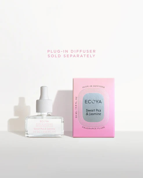 Ecoya - Plug In Diffuser Fragrance Flask Sweet Pea And Jasmine 