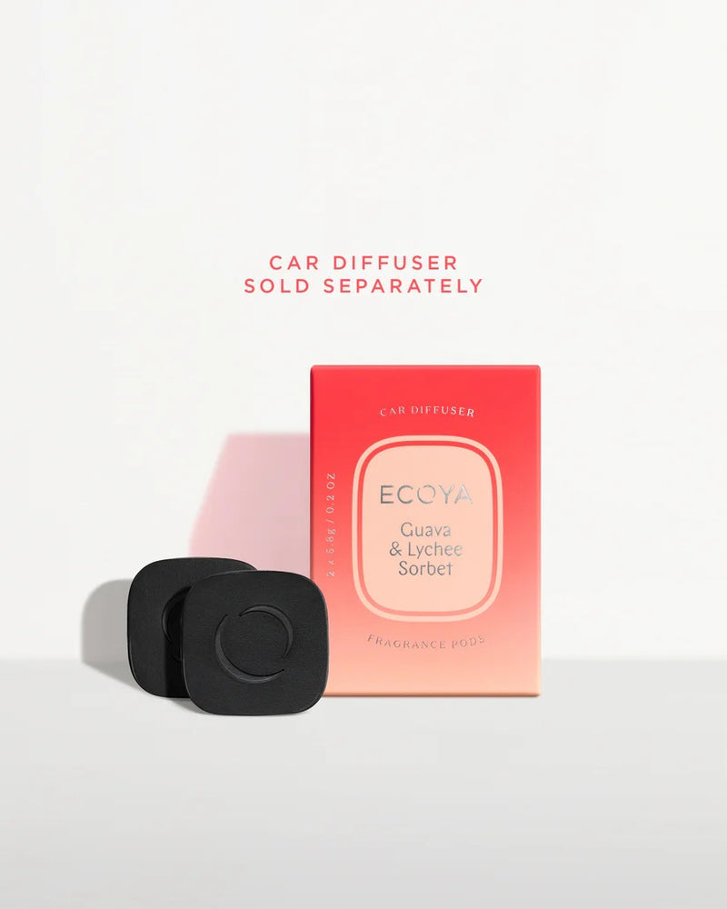 Ecoya - Car Diffuser Fragrance Pod Guava And Lychee Sorbet