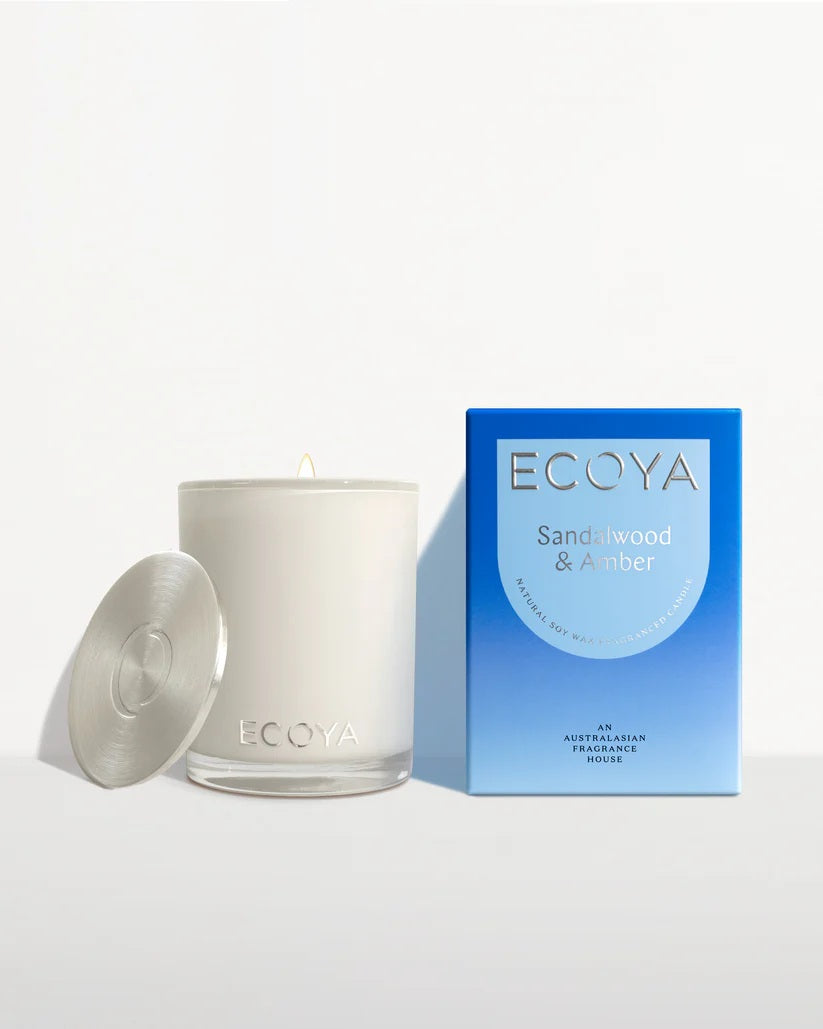 Ecoya - Sandalwood And Amber Madison Candle 400g